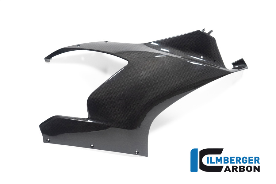 Pieza lateral de carenado de carbono Ilmberger preparada para Winglet lado derecho, brillante, Ducati Panigale V2 2020-