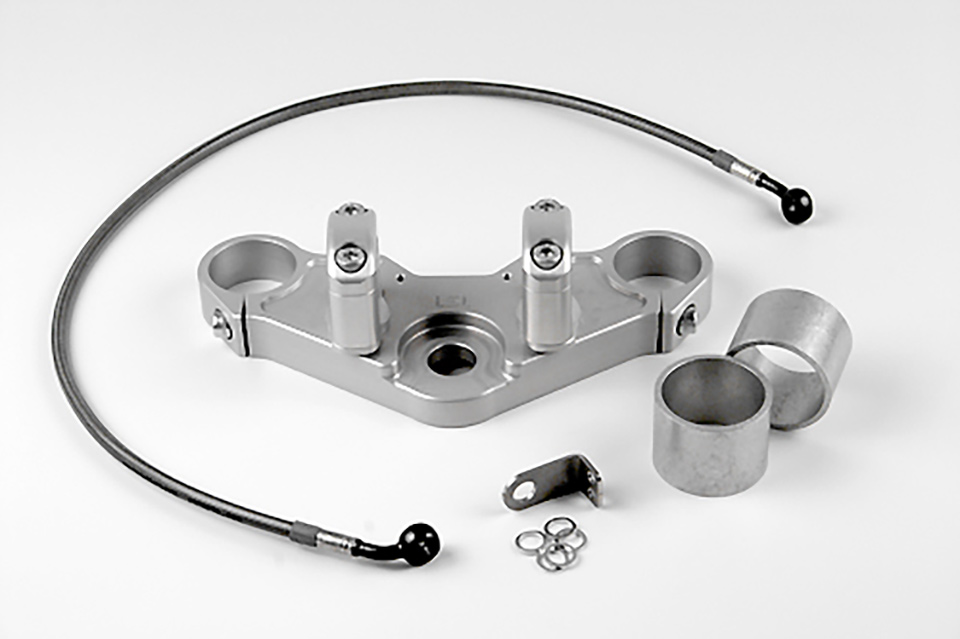 Kit Superbike LSL con informe técnico de piezas para Triumph Thruxton 900, Tipo 986ME, 2004-2007, plata, (Tipo G)
