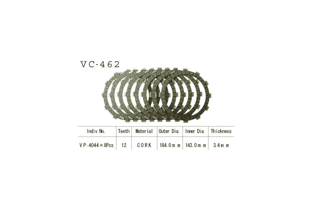 Vesrah disco de embraguen-Kit Kawasaki