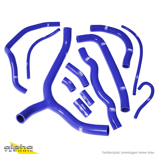 Kit de mangueras de silicona SAMCO SPORT azul para Honda VFR800 años 2002-2014