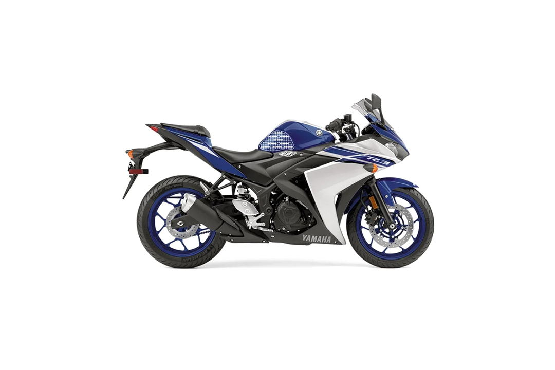Stompgrip híbrido, Volcano, para Yamaha YZF-R3, YZF-R25, 2015-2018