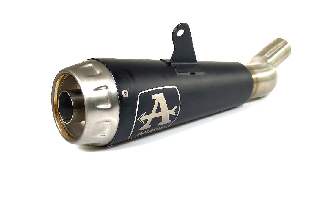 Escape ARROW DARK PRO-RACE para Honda CB500X 2019-. Acero inoxidable negro
