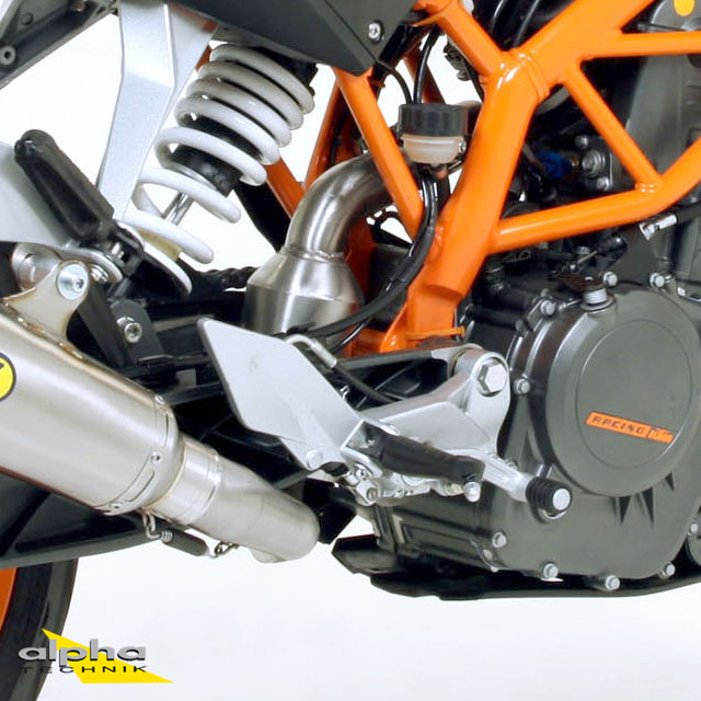 Tubo intermedio de competición ARROW para KTM Duke 390 2013-2016, sin catalizador