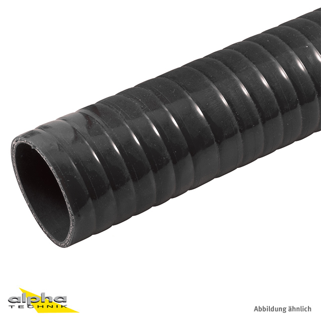 Manguera de silicona SAMCO SPORT Superflex negra diámetro interior 38 mm
