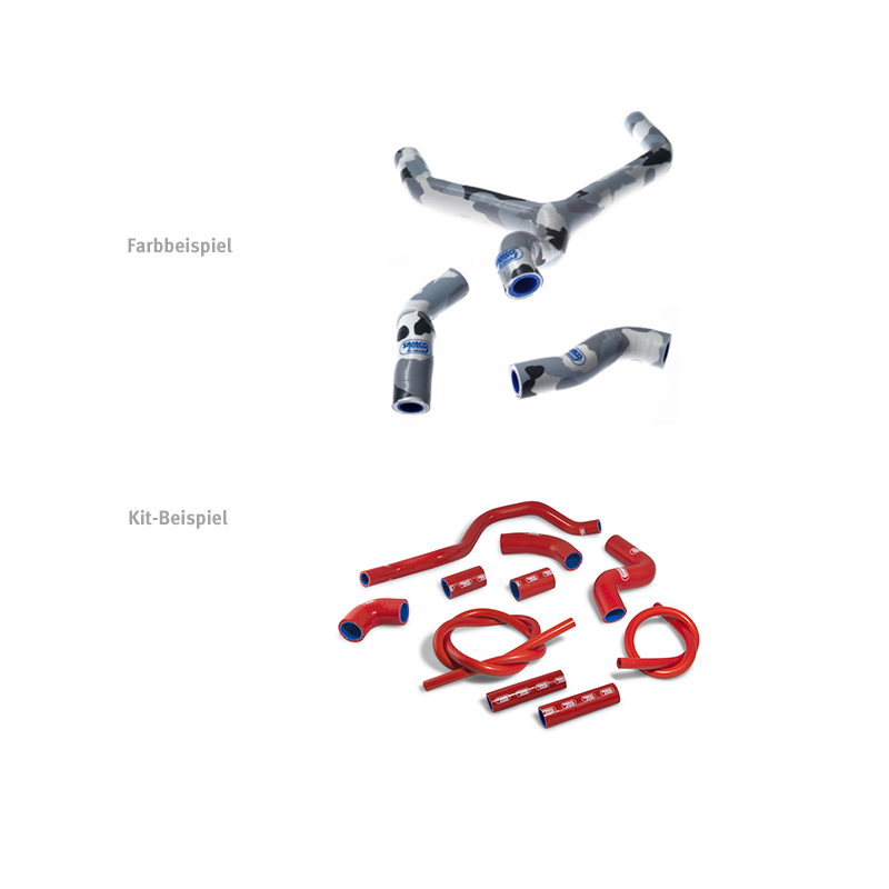 Kit de mangueras de silicona SAMCO SPORT camuflaje personalizado para Aprilia RSV4 (R / RF / RR / Factory), 2009-2025