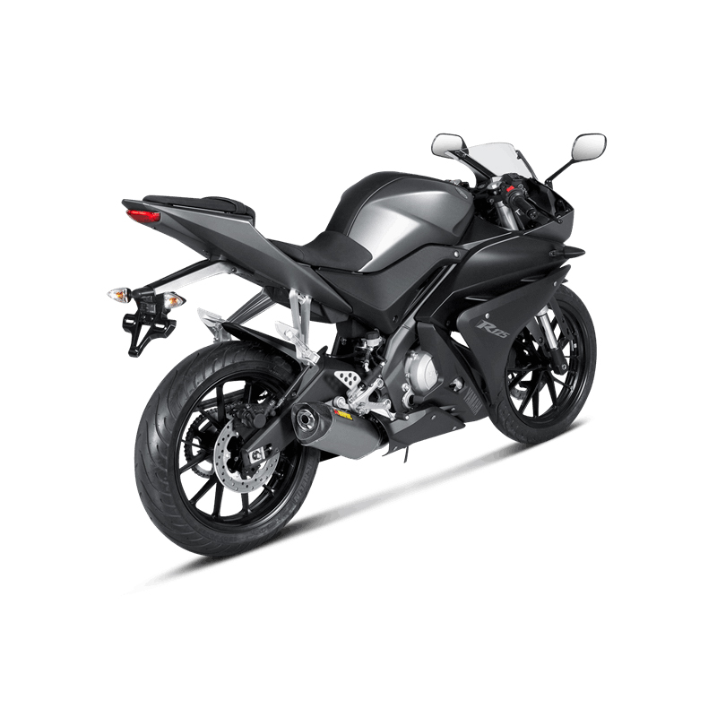 Akrapovic Racing Line (Titanium) sistema de escape para Yamaha MT-125 años de modelo 2014-2019 / YZF-R125 2014-2018
