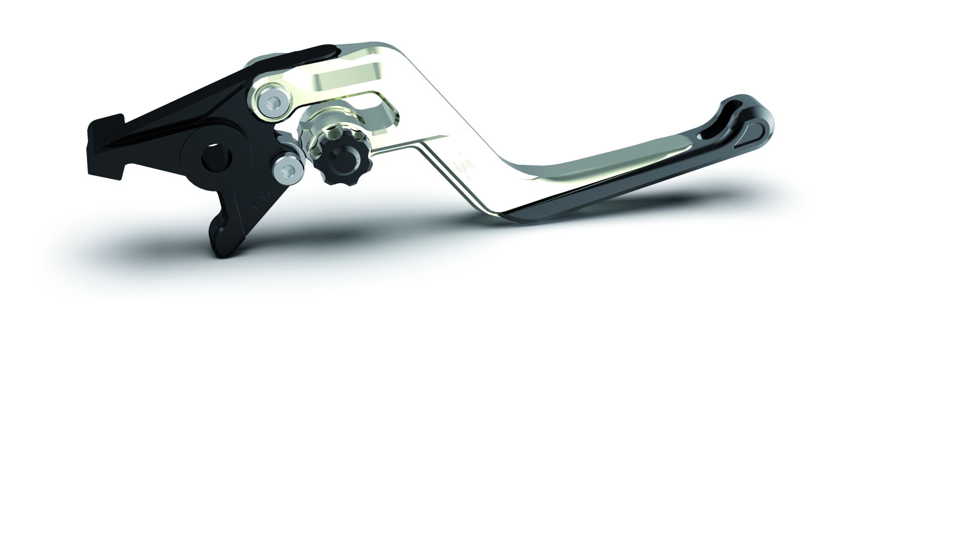 Maneta de freno LSL ERGONIA R20 Plata/Negro/Negro