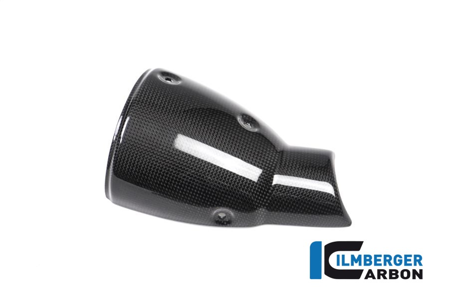 Ilmberger Carbon silenciador-Protector de talón brillante