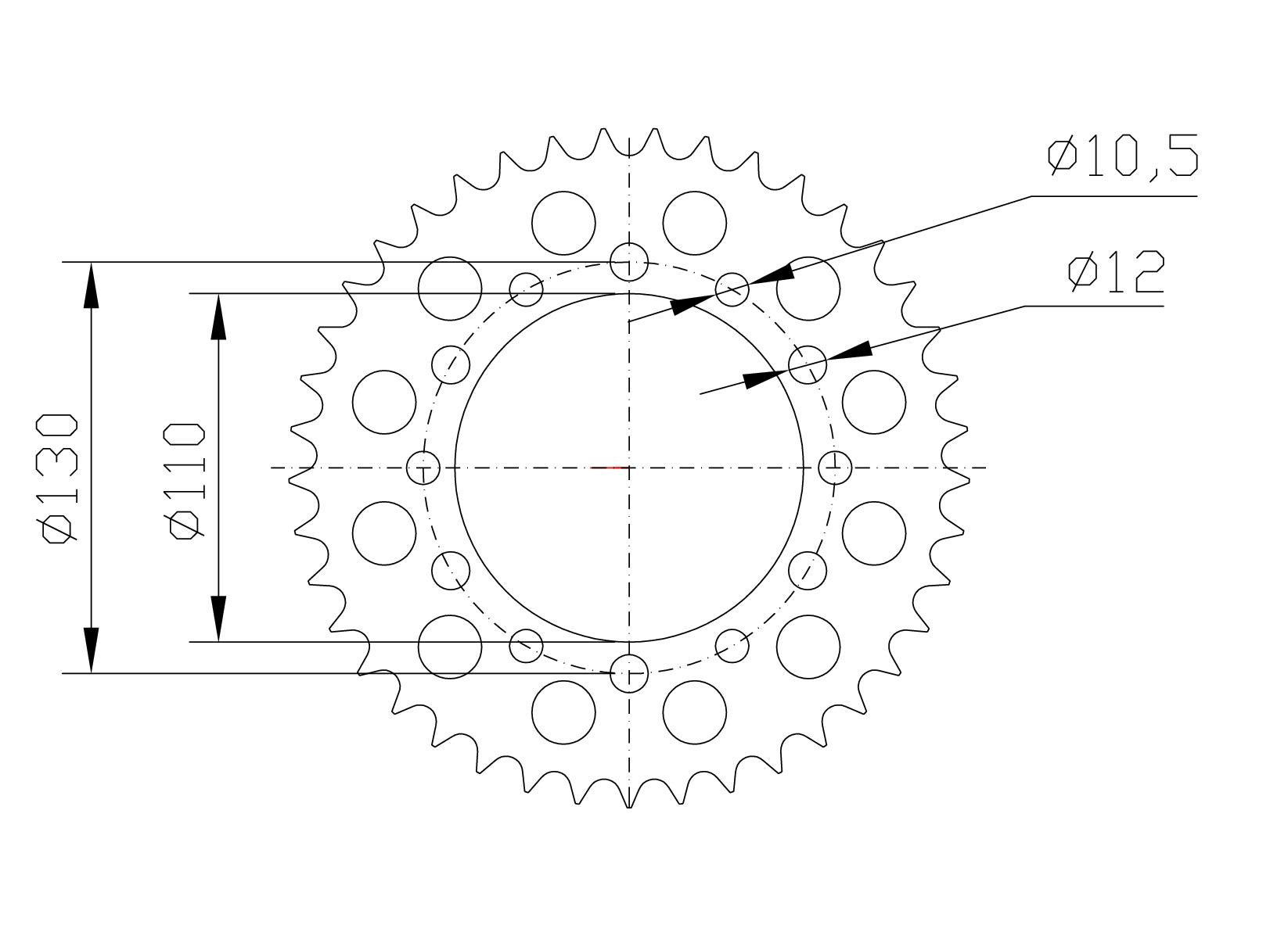 corona de Aluminio, YA/SU/KAWA Z-40