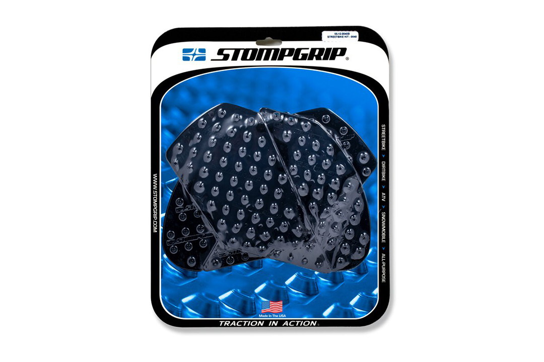 Almohadillas de tracción Stompgrip negras, para Kawasaki ZX10R Ninja 2011-2025, ZX10R SE 2019-2020, ZX10RR 2017-2025