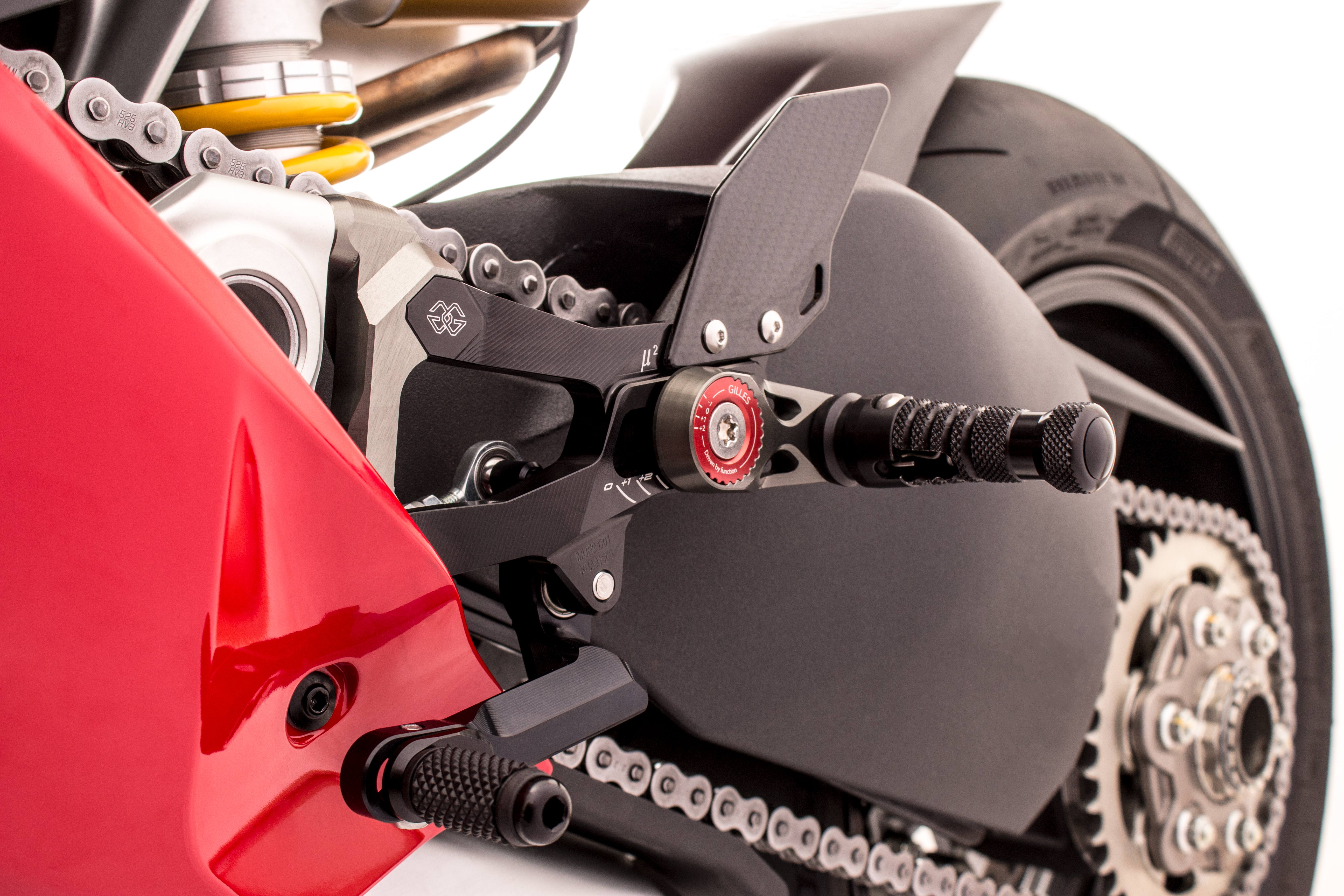 GILLES MUE2 reposapiés para Ducati Panigale V4 /V4 R / S / SP2, 2018-