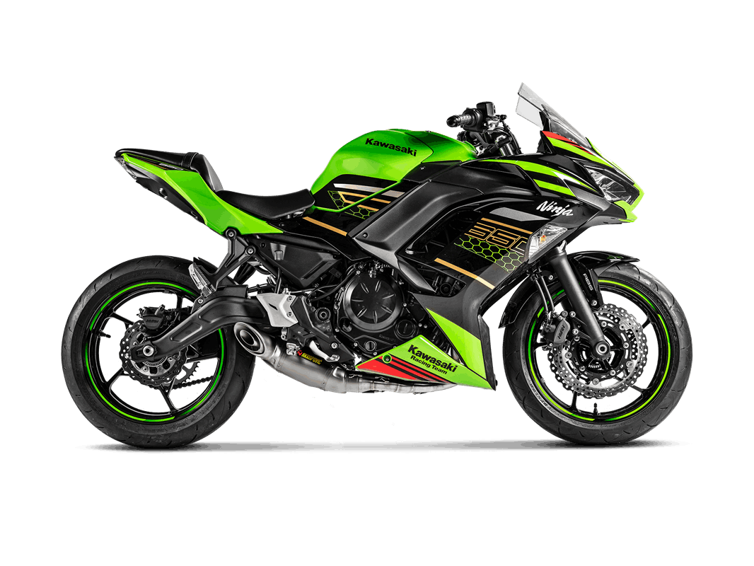 Akrapovic Racing Line (Titanium) sistema de escape para Kawasaki Ninja 650, 2023-2026, Z650 2021-2026