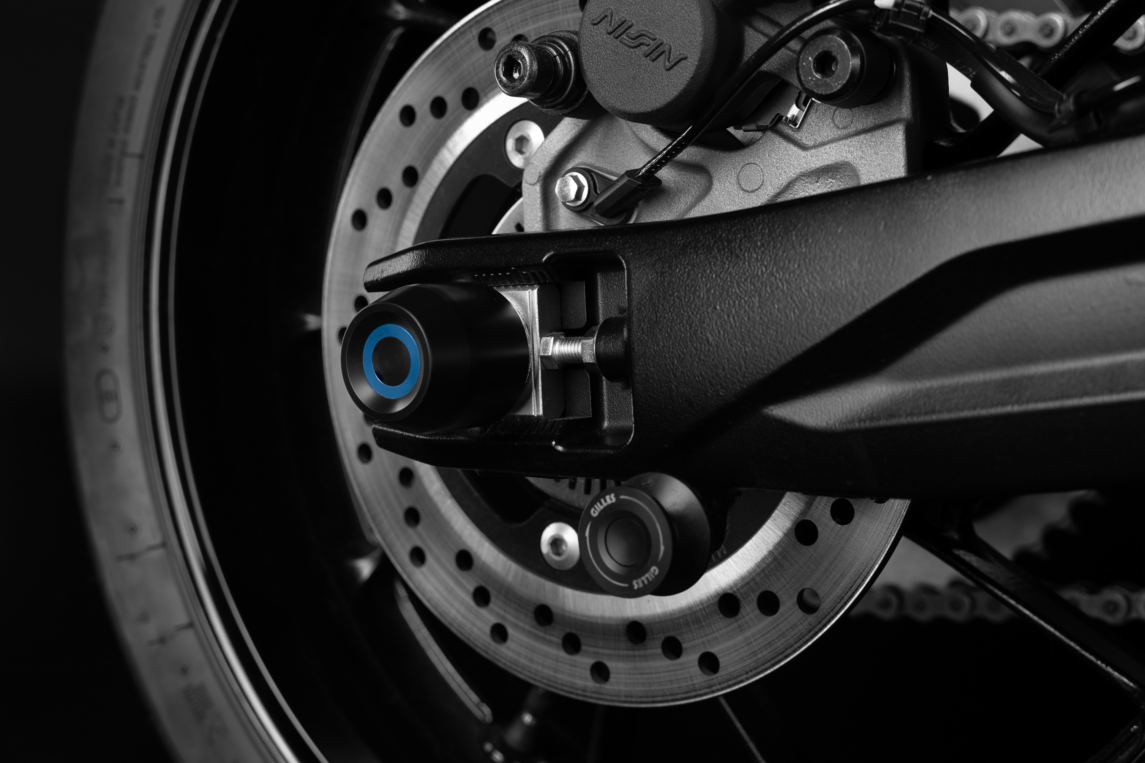 Protector de Eje Gilles trasero, para Suzuki GSX-8S y GSX-8R