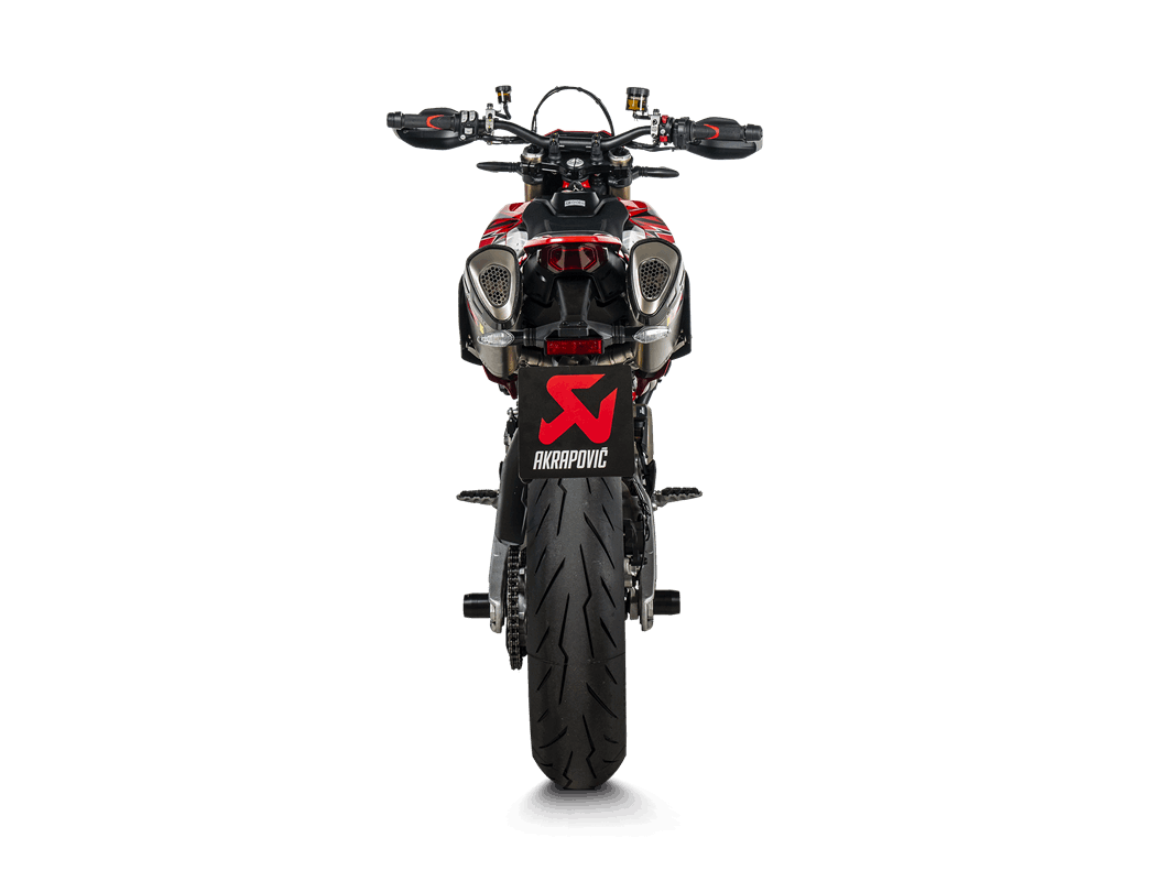 Akrapovic Slip-On Line (Titanium) Escape para Ducati Hypermotard 698 Mono / RVE, Año del modelo 2024-2025