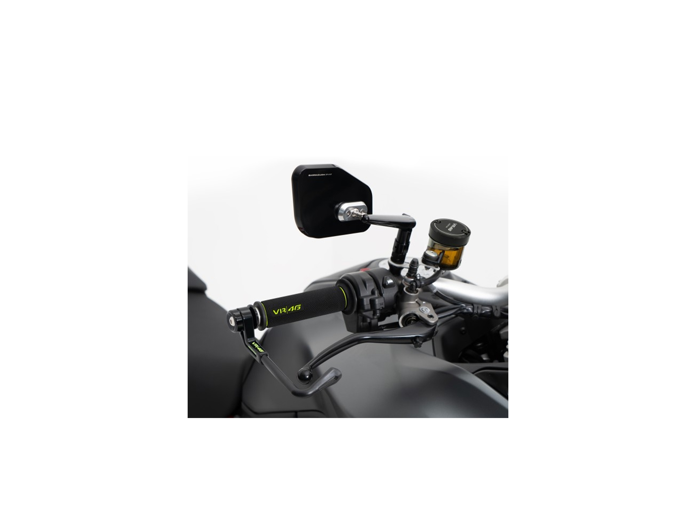 Barracuda VR|46 Racing Team Depósito Universal depósito de reglaje con tapa de aluminio negra