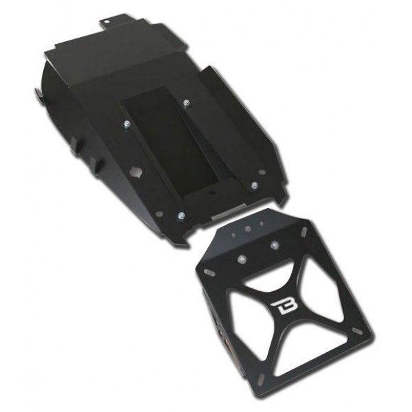 Soporte de matrícula Barracuda para Honda Hornet 600 año de fabricación 2003 - 2006
