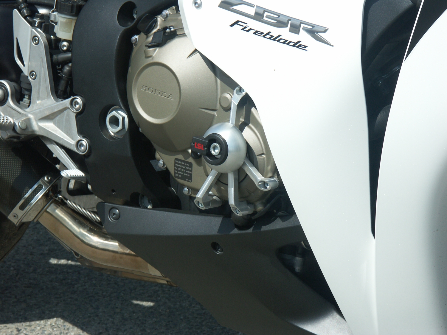 Kit de montaje de protectores anticaída LSL para Honda CBR1000RR, 2008- (sin ABS)
