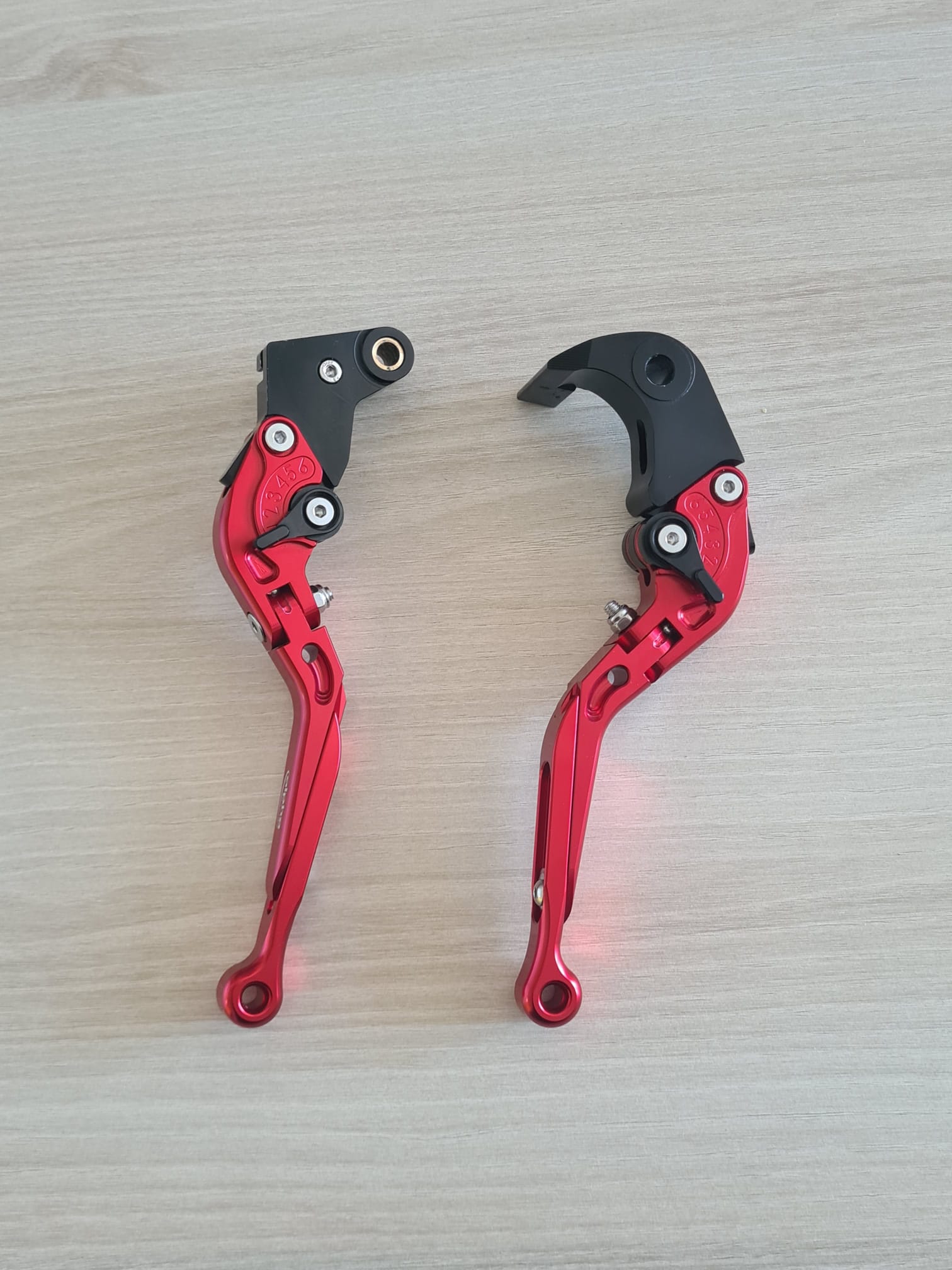 Juego de manetas EVO rojo, para BMW S 1000 RR a partir del modelo 2019