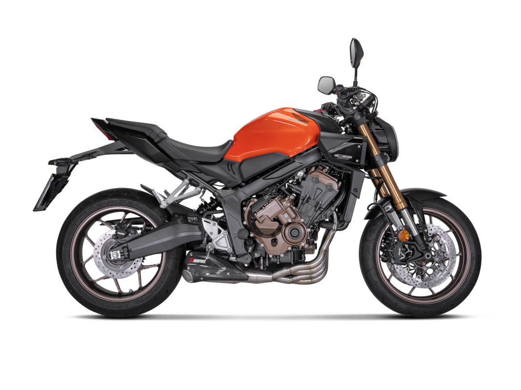 Akrapovic Racing Line (Titanium) sistema de escape para Honda CB650R, CBR650R, 2019-2026