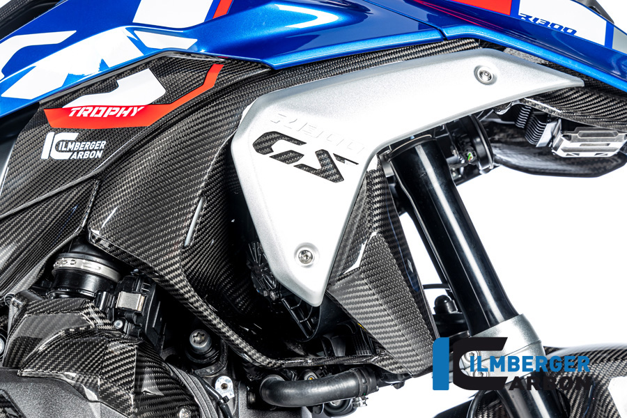 Carenado de salida de aire de carbono Ilmberger lado derecho, brillante, BMW R1300GS 2023-
