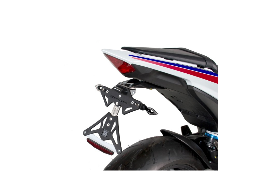 Soporte de matrícula Barracuda para Honda CB1000R Hornet 600 CBF600F