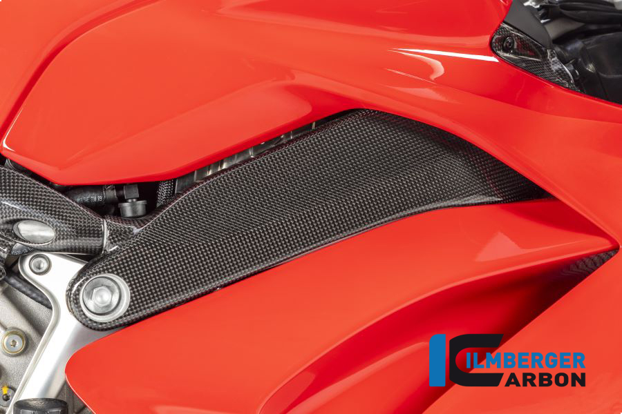 Ilmberger Carbon chasiscubierta lado derecho brillante para Ducati Panigale V4 / V4S a partir de 2018