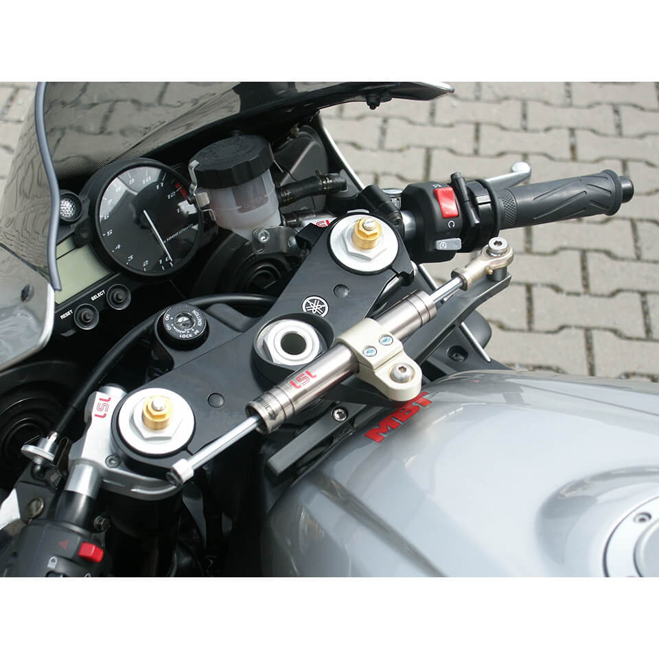 Kit de amortiguador de dirección LSL con homologación de componentes para Yamaha YZF-R1, 2002-2003, titanio
