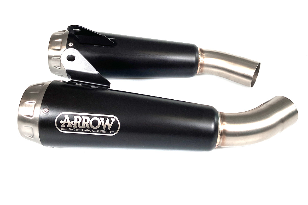 ARROW Escape DARK PRO-RACE para Ducati Scrambler 1100 2018-2020, Acero inoxidable