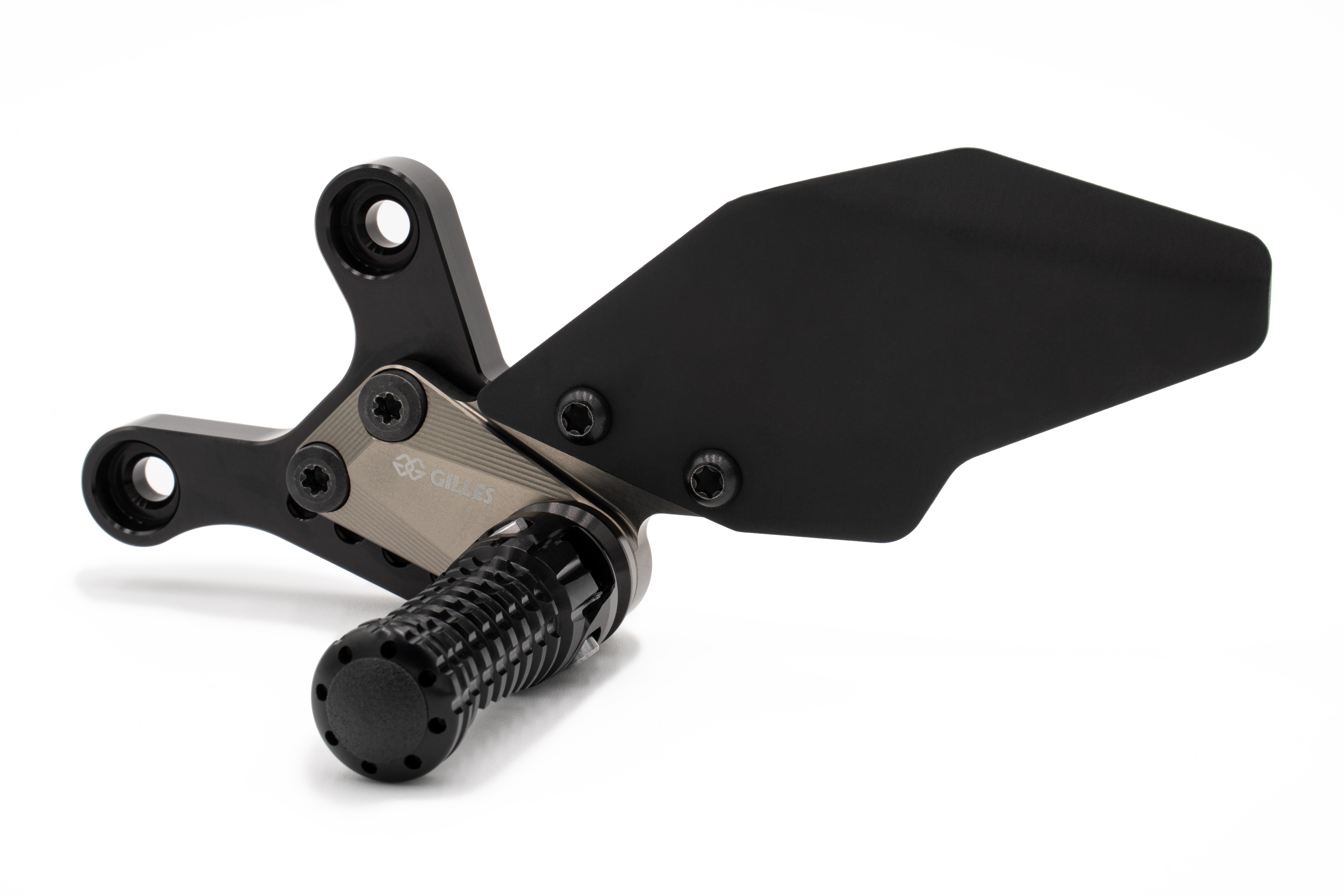Sistema de estriberas GILLES AS31GT3 negro para Yamaha MT09, RN87, XSR900GP, RN96 2024-