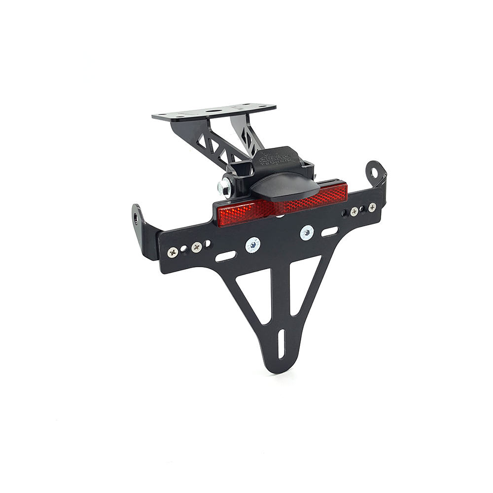 Soporte de matrícula alpha Technik para Yamaha MT-07 / MT-07 Pure, año del modelo 2021-