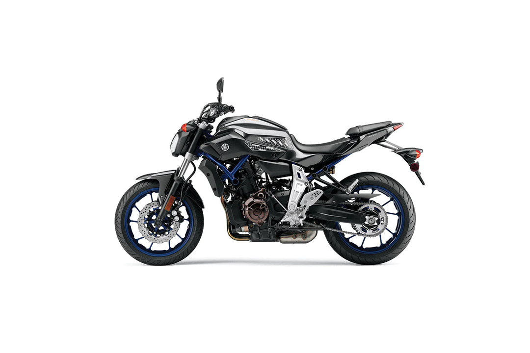 Almohadilla Stompgrip depósito de gasolina híbrida, Icon, para Yamaha MT07 (Moto Cage), 2015-2017