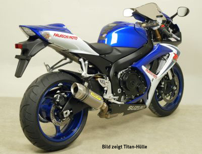 ARROW Escape THUNDER para Suzuki GSX-R 600 / 750 modelo 2006-2007, Aluminio
