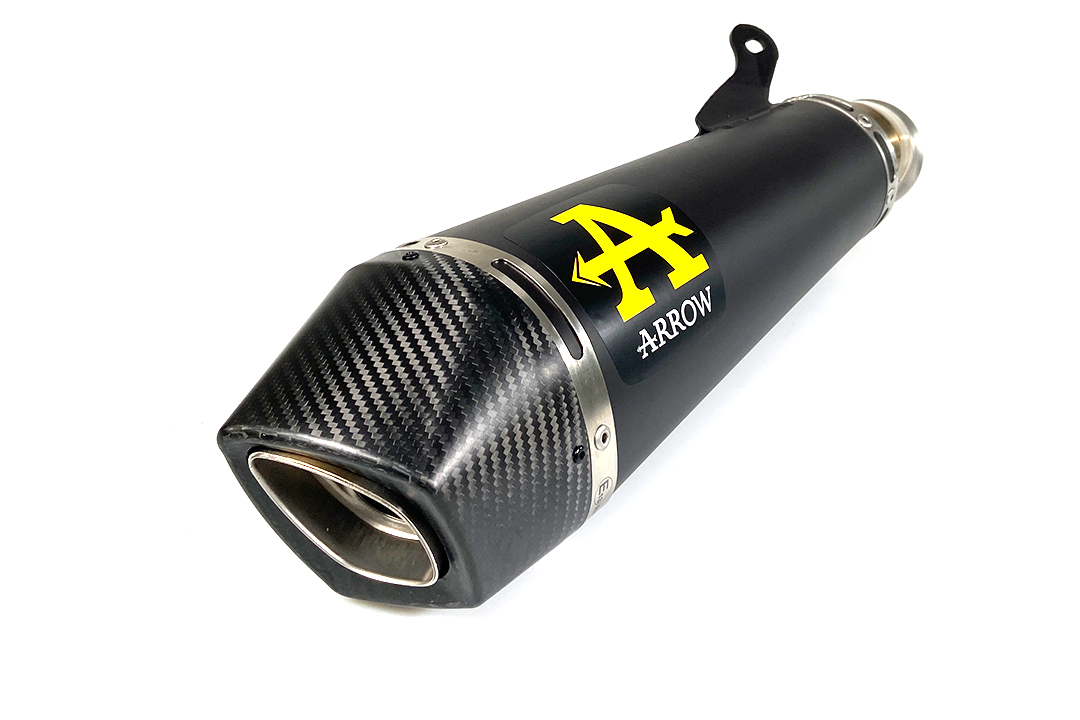 ARROW Silenciador X-KONE Acero inoxidable negro para KTM 1290 Super Duke R año modelo 2020-, 1390 Super Duke R 2024-