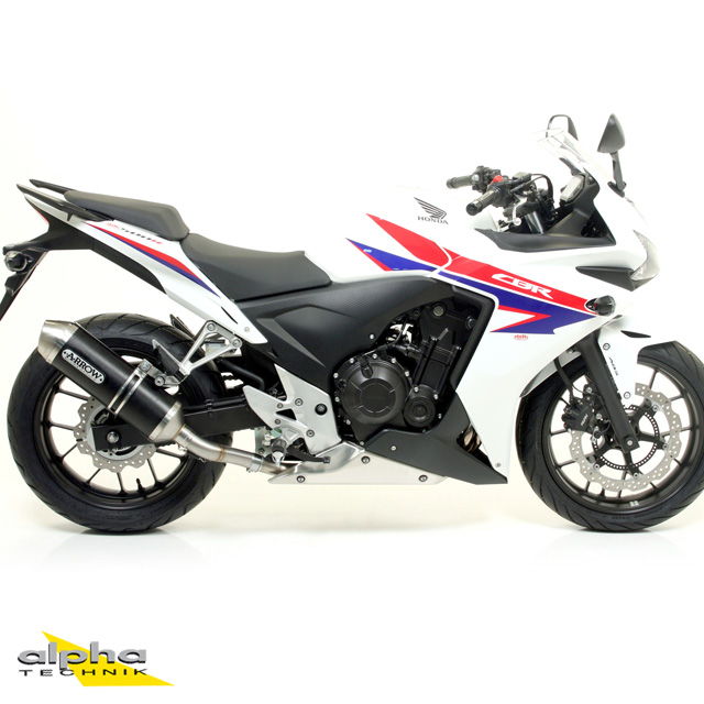 Escape ARROW RACE TECH para Honda CB500F / CBR500R / CB500X 2013- de aluminio, negro