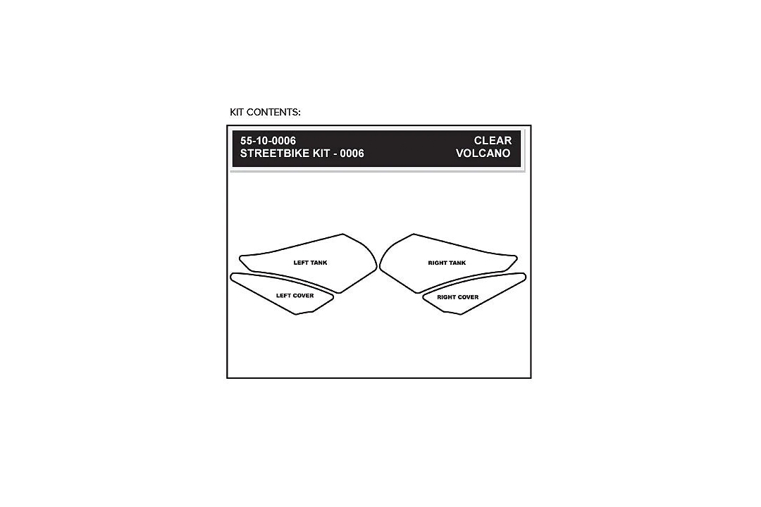Stompgrip transparente, Icon, para Yamaha YZF-R1, 2007-08