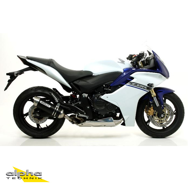 Escape ARROW DARK THUNDER Aluminio negro para Honda CB600F / CBR600F 2007-2013