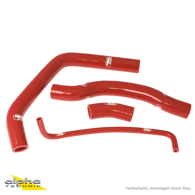 Kit de mangueras de silicona SAMCO SPORT rojo para Honda CBR600F Año del modelo 1995-1998