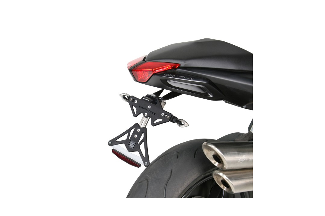 Soporte de Matrícula Barracuda para MV Agusta Brutale a partir de 2011