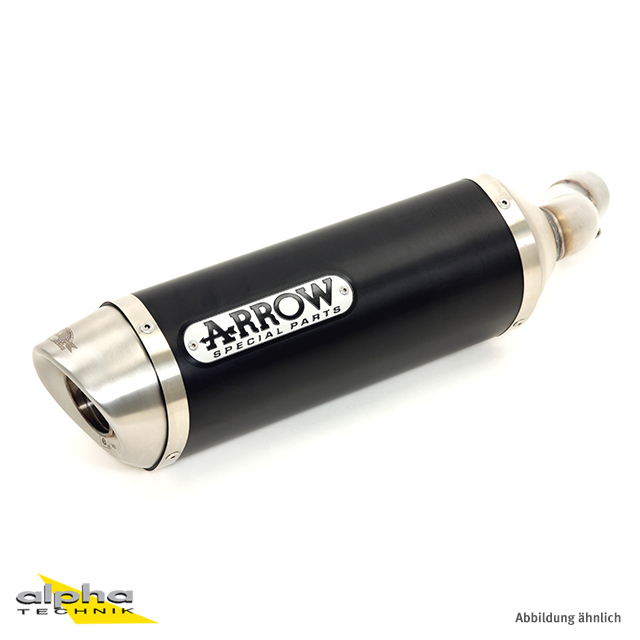 ARROW Escape RACE TECH para Suzuki GSX650 / GSX1250 / Bandit 2007-16 de aluminio, negro