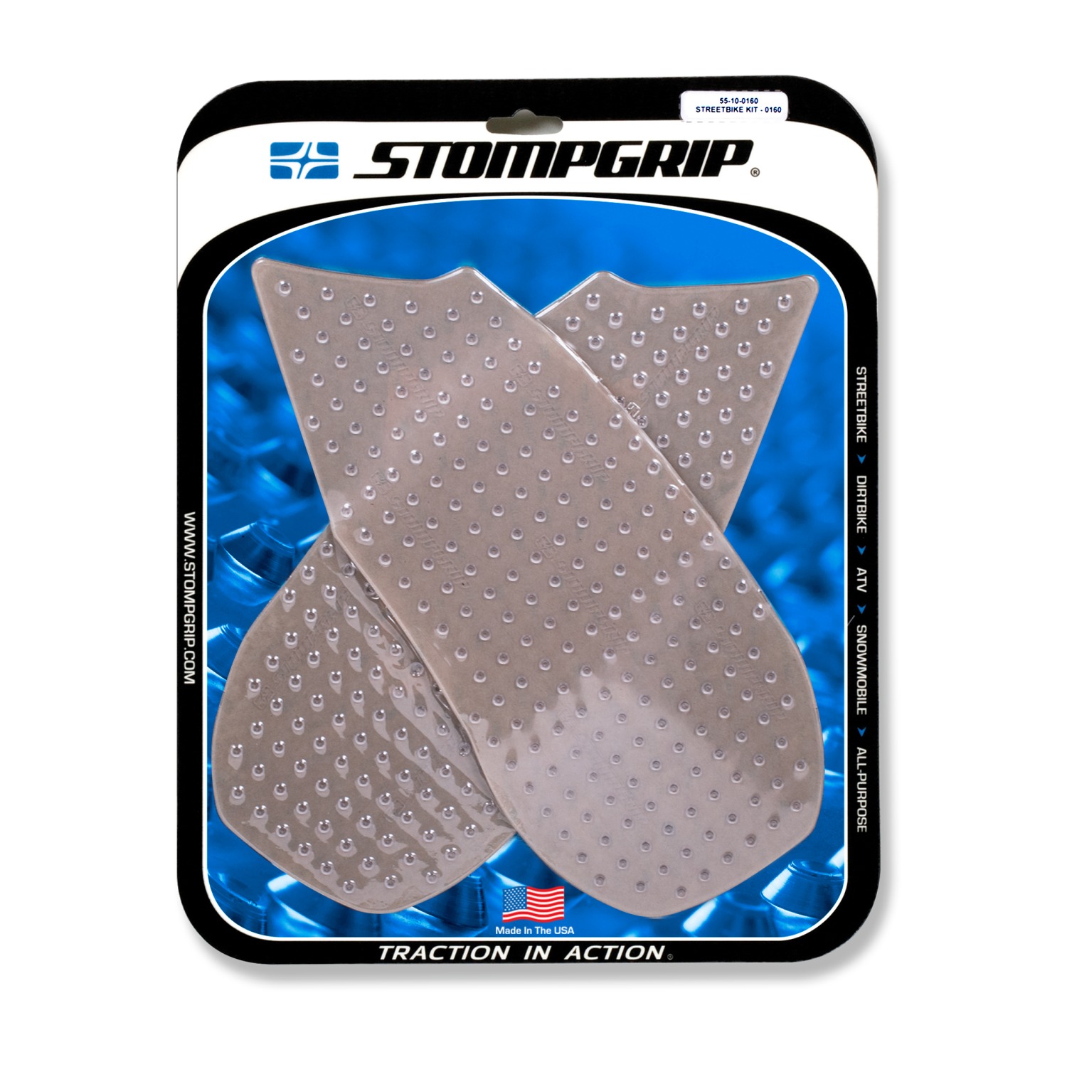 Stompgrip transparente, Volcano, para Honda CB1000R, 2018-2025