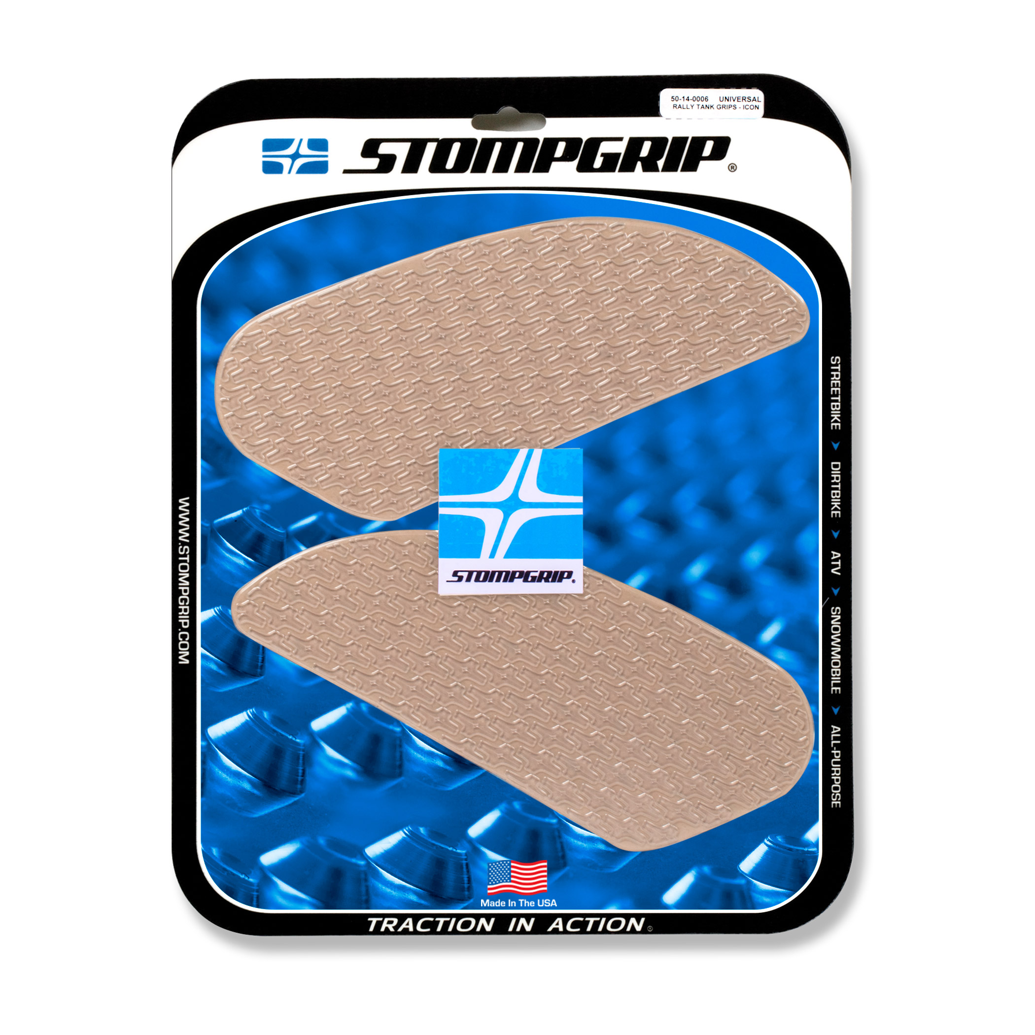 Almohadillas de Tracción Stompgrip Rally Pad Transparente