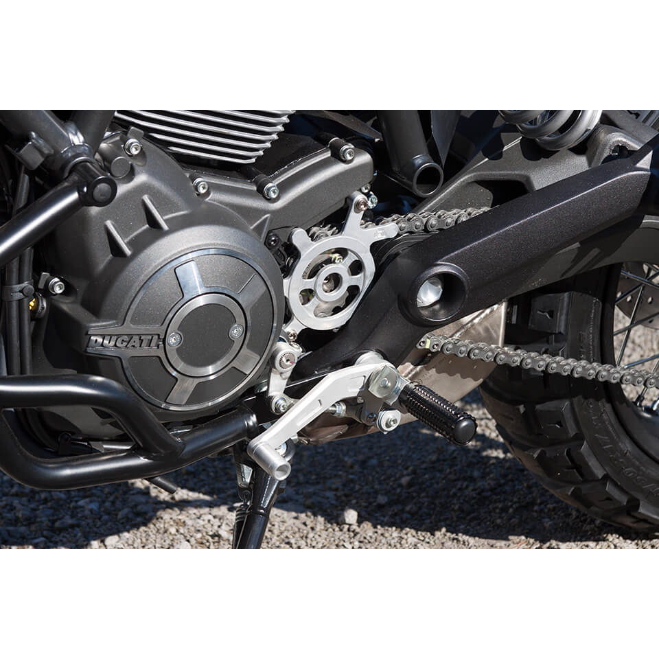 Unidad de cambio LSL Ducati Scrambler, plata