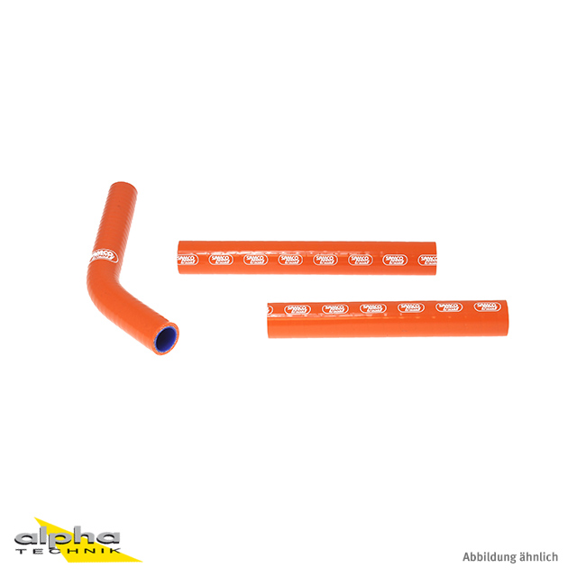 Kit de mangueras de silicona SAMCO SPORT naranja para KTM 125 SX 150 SX 150 XC Husqvarna TC125