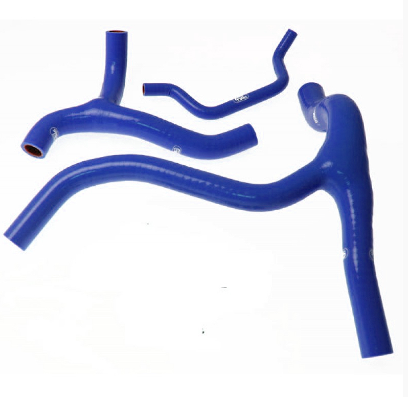 Kit de mangueras de silicona SAMCO SPORT solo con Boyesen bomba del agua azul para Kawasaki KX450F Año del modelo 2012-2015