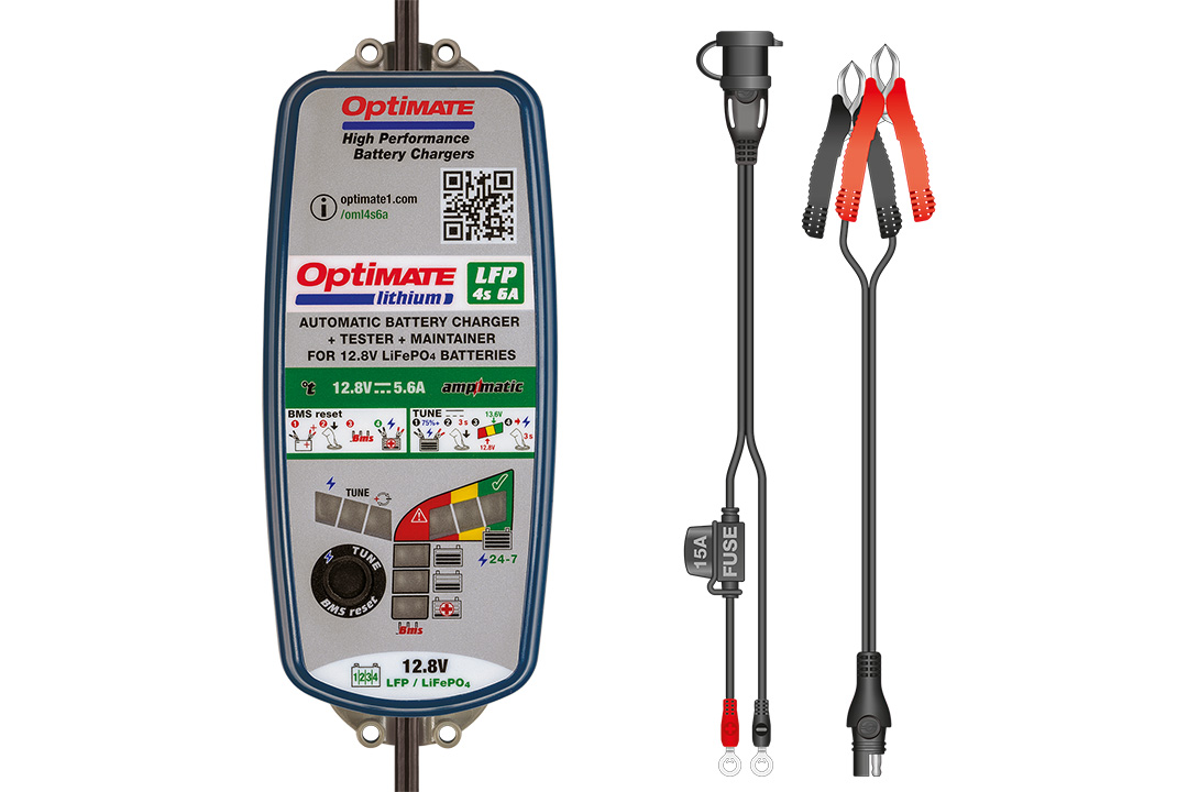 cargador de batería OPTIMATE Lithium 4s 6 Amperios