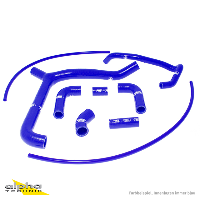 Kit de mangueras de silicona SAMCO SPORT azul para Honda VTR1000SP1 VTR1000SP2 Año del modelo 2000-2006