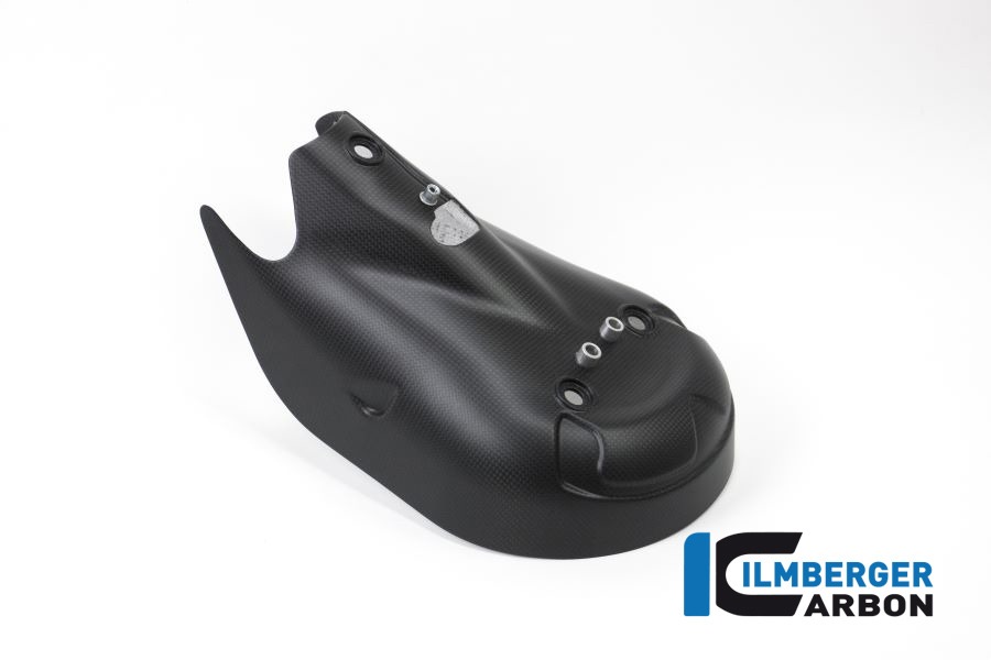Ilmberger Protector de calor del escape de carbono mate