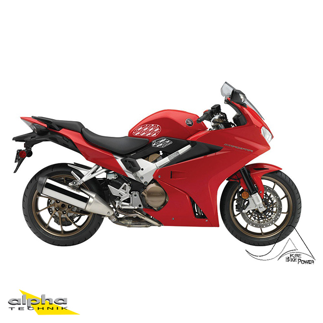 Stompgrip transparente, Volcano, para Honda VFR800F, 2014-2015