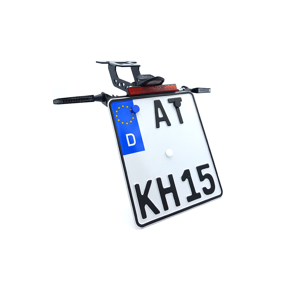 alpha Technik Kit Soporte de Matrícula-luz de intermitente SQ-LED Secuencial para YZF-R3 / MT03 Año de Modelo 2020- (Trasero)