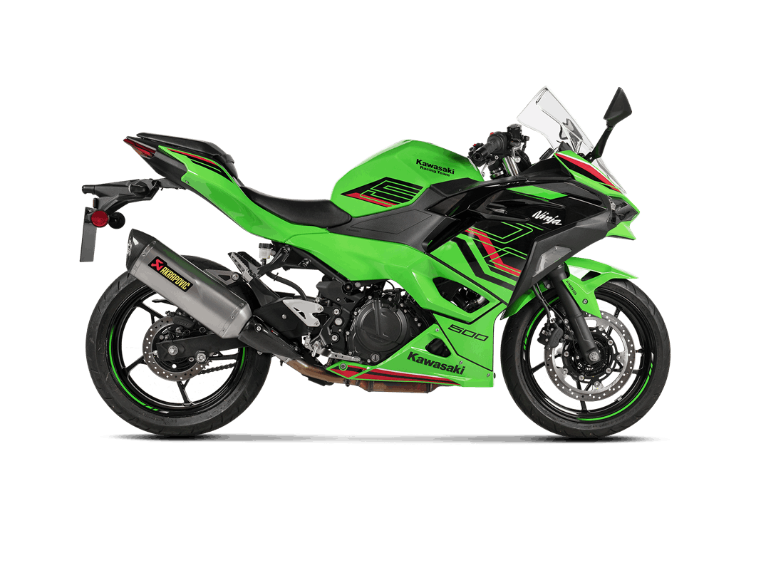 Akrapovic Slip-On Line (Titanio) Escape para Kawasaki Ninja 500, Z500, 2024-2025